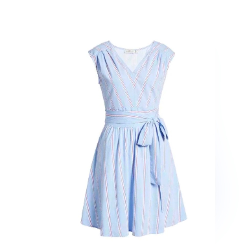 Brand new vineyard vines summer dress-side 2 ( blue and red stripes